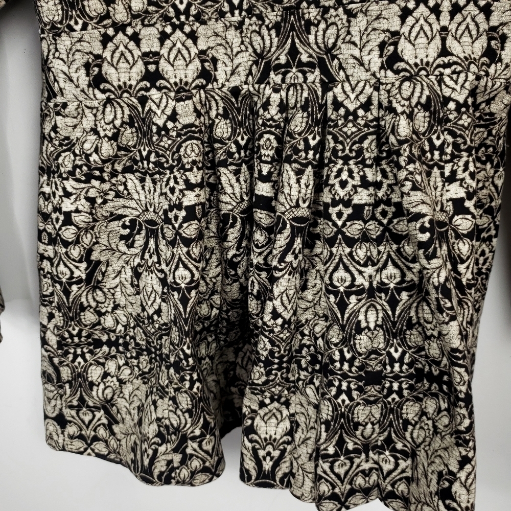 Tyler Boe tunic length Bali inspired print coat size 10 - Picture 4 of 12